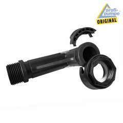 Kunststoff-Winkelverschraubung QUICK RELEASE 1 AG x 1 IG