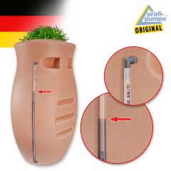 Regenfass mit Pflanzschale - Amphore Maja 300l terrakotta