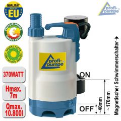 Tauchdruckpumpe DRAIN-TOP-VORTEX 370-/GM MAGNETIC FLOAT Tauchdruckpumpe DRAIN-TOP-VORTEX 370-/GM MAGNETIC FLOAT
