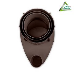 Fallrohrfilter raintec T33 Kupfer-Braun