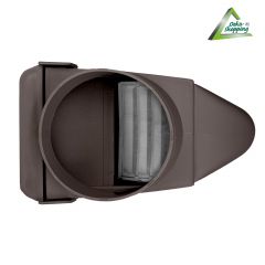 Fallrohrfilter raintec T50 Kupfer-Braun