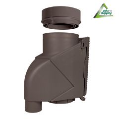 Fallrohrfilter raintec T50 Kupfer-Braun