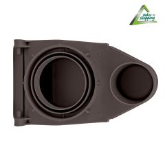 Fallrohrfilter raintec T50 Kupfer-Braun