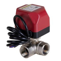 Drei-Wege-Ventil Zonenventil, Anschlüsse  	
3/4 Zoll IG beidseitig AQUA-VALVE 2