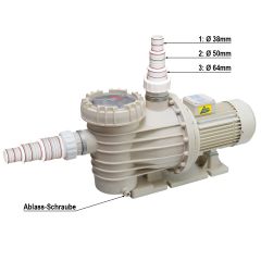 Schwimmbadpumpe POOL-STAR 3000W-380V-1