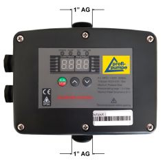 INVERTER-Pumpensteuerung 2-1,1KW 230V/3*230V, verkabelt (IPC-2-V)