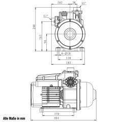 INVERT-TECH 2 INVERTER-HAUSWASSERWERK Permanent Magnet Kreiselpumpe