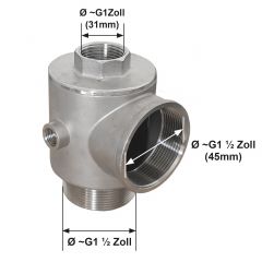 5 Wege Adapter 1,5