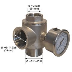 INVERTER-Pumpensteuerung 6 
1,1 KW 230V/1*230V, verkabelt
