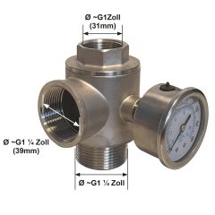 INVERTER-Pumpensteuerung 6 
0,75 KW 230V/1*230V, verkabelt