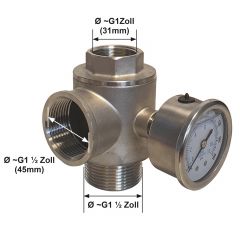 INVERTER-Pumpensteuerung 6 
1,1 KW 230V/1*230V, verkabelt