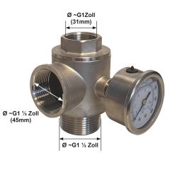 INVERTER-Pumpensteuerung 6 1,1 KW 230V/1*230V, verkabelt