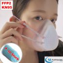 Mehrfach-Maske - FFP2/KN 95 groß aus Silikon mit austauschbarem 5-fach Filter, Ventil und 10 Stck Ersatzfilter