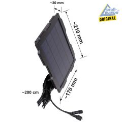 Solar Panel mit Akku 9V 3 Watt