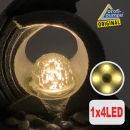 230V - Zimmerbrunnen MAGIC-BALL mit LED-Licht 