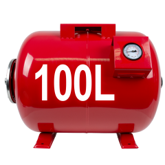 Drucktank Ausdehnungsgefäß Druckkessel 100L, Kohlenstoffstahl