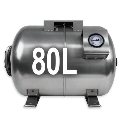 Drucktank Ausdehnungsgefäß Druckkessel  80L, Edelstahl