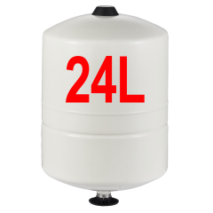 Drucktank Ausdehnungsgefäß 24L, Polypropylen-Inliner