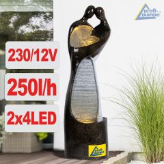 230V - Gartenbrunnen SWEETHEART mit LED-Licht 