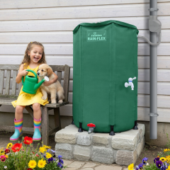 Faltbare Regentonne 250L RAIN-FLEX 250, Grün