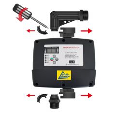 INVERTER-Pumpensteuerung 2-1,1KW 230V/3*230V, verkabelt (IPC-2-V)