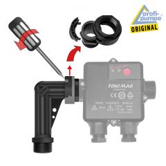 Kunststoff-Winkelverschraubung QUICK RELEASE 1 AG x 1 IG