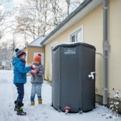 Faltbare Regentonne 750L RAIN-FLEX 750, Anthrazit-Grau